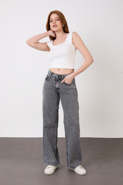 525 بنطلون جينز فضفاض بخصر عالٍ جدًا من Füme