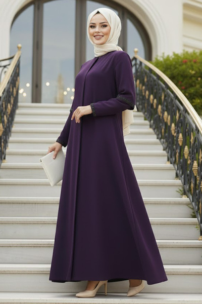 Neva Style أذرع مفصلة الحجاب البرقوق Ferace 10091MU