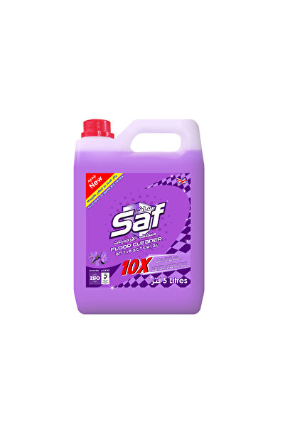 Saf Floor Cleaner Lavender 5L – Powerful Stain Removal, Fresh Lime & Lavender...