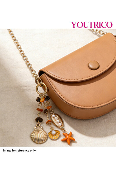 Youtrico قطعة واحدة من سلسلة مفاتيح أنيقة جديدة مصنوعة يدويًا على شكل محيط، ع...