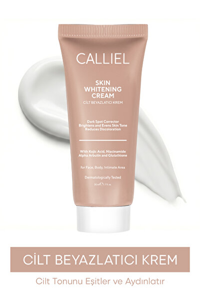 CALLİEL Cilt Beyazlatıcı , Aydınlatıcı Leke Karşıtı Bakım Kremi Glutatyon,alp...
