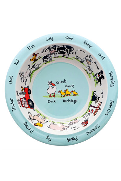 Tyrrell Katz Melamine Food Bowl Farmyard Farm Animals