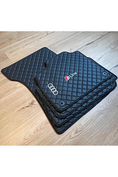 Audi Genel Oto Halı Paspas Audi A3 8V SEDAN 2013-2020 Uyumlu SLine Sport Kaym...