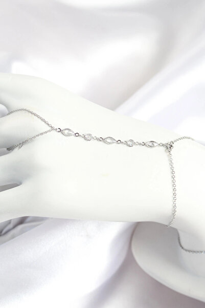 shopwave حجر الزركون النحاسي Y موديل فضي اللون للنساء شاهمران