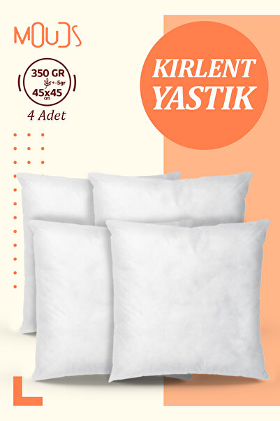 Moud's Κάλυμμα μαξιλαριού Ριχτάρι Εσωτερικό Μαξιλάρι 4 τεμαχίων 45x45cm 400 G...