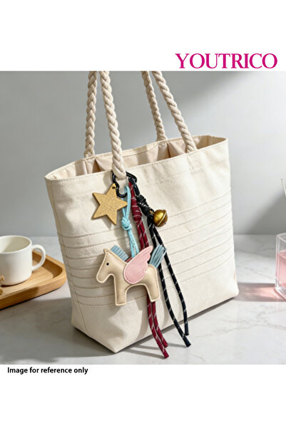 Youtrico Adorable Little Pegasus Handmade Bag Charm - PU Cute Unique Two-Tone...