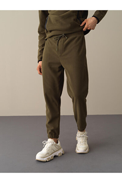 Xint Erkek Haki Formunu Koruyan Regular Fit Polar Sweat Pantolon
