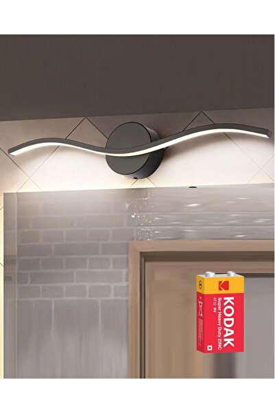 Ömür Avize kripto PİLLİ yapışkanlı aç kapa tuşlu siyah kasa aplik