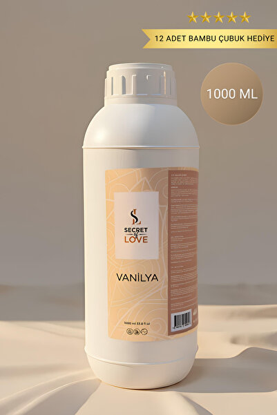 SECRET OF LOVE Premium 1 Litre Vanilya Oda Kokusu, Oto/araç Kokusu, Oto Parfü...