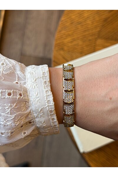 HOUSEKİ سوار مجوهرات فاخر مرصع بالكامل بالأحجار الكريمة بتصميم خاص