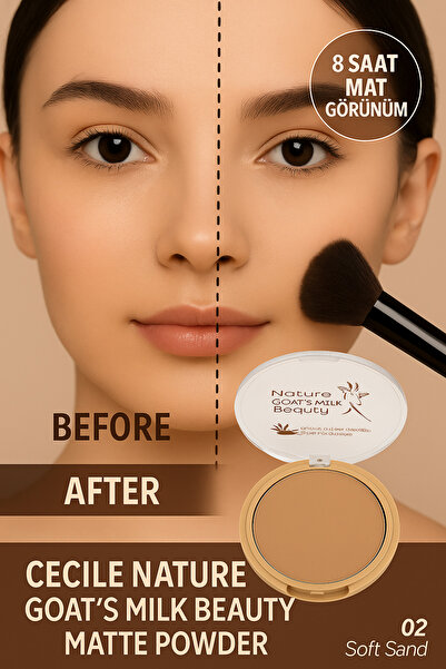 Cecile Keçi Sütlü Matte Powder 01