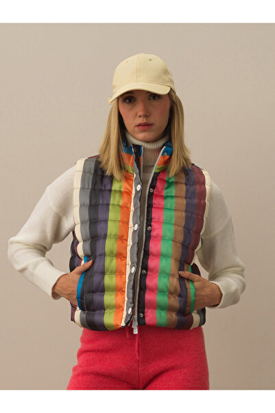 Xint Kadın Yeşil Formunu Koruyan Regular Fit Yelek