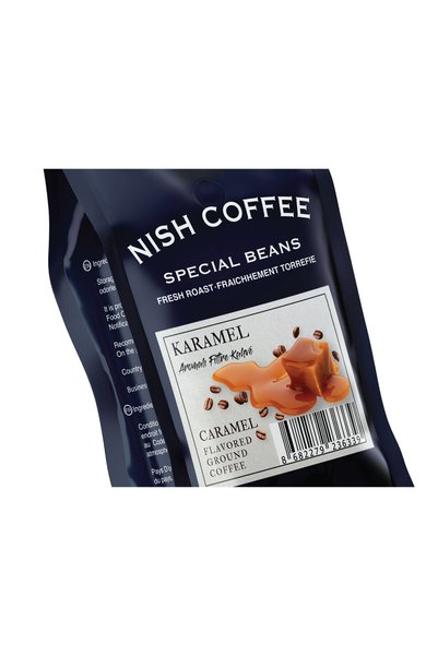 Nish Coffee Nish Caramel Flavored Filter Coffee 250 Gr
