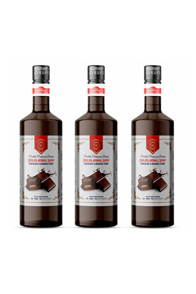 Nish Coffee Nish Çikolata Aromalı Şurup 3 x 700 ML - Pet Şişe
