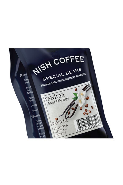 Nish Coffee Nish Vanilla Flavored Filter Coffee 250 Gr