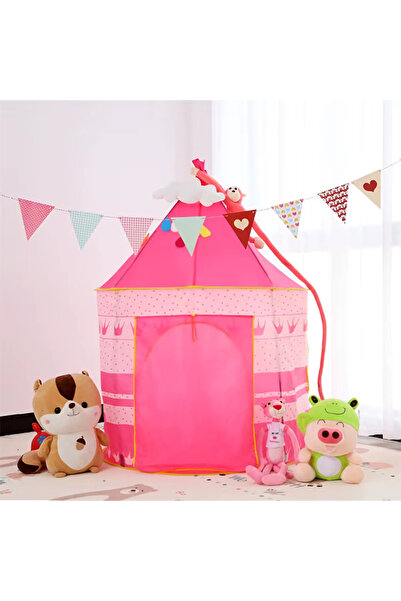 MJ TOYS Cirkus Şato Çocuk Oyun Çadırı Cirkus Kolay Kurulum Katlanabilir Oyun ...