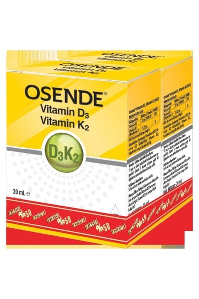 Osende D3K2 Damla 20 Ml - İkincisi %50