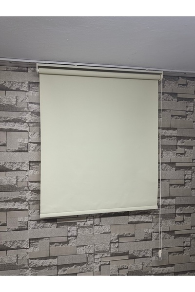 PERDECİNİZ MAT STOR PERDE ALÜMİNYUM KASA (Etek Düz) ENXBOY