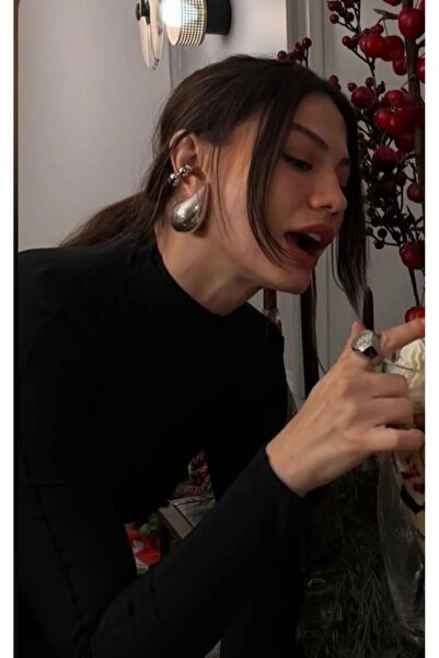 mibrillo Earcuf kıkırdak küpe ( Demet Özdemir kıkırdak küpe )