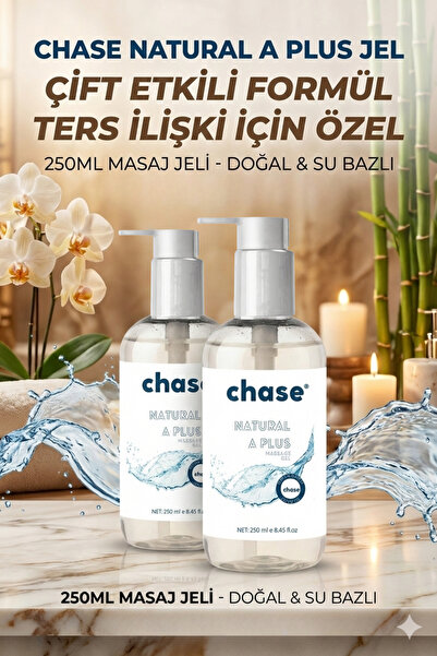 Chase Çift Etkili Doğal A Plus Jel 250ML - Doğal Su Bazlı (2'li Set)