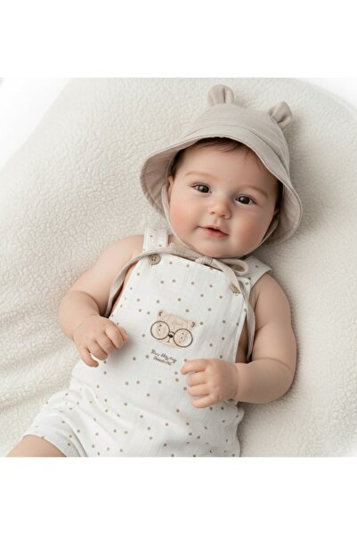 BabyCosy Organic Wear Baby Boys 100% Organic Cotton 2-Piece Salopet Set - Bre...