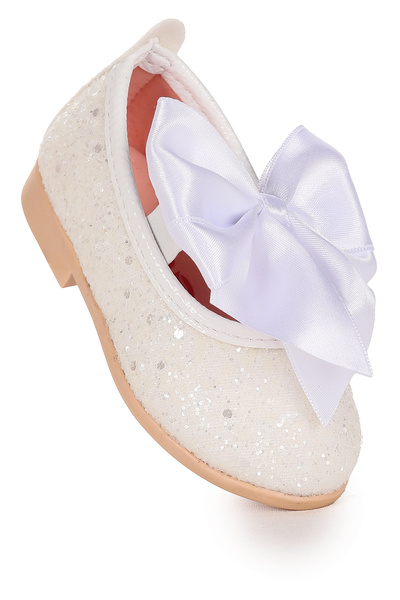 Kiko Kids أحذية راقصة الباليه للفتيات الصغيرات من Tari Broken Glass Bow