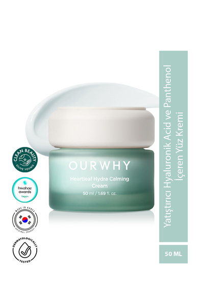 Ourwhy Hyaluronik Asit ve Panthenol İçeren Yatıştırıcı & Nemlendirici Yüz Kre...