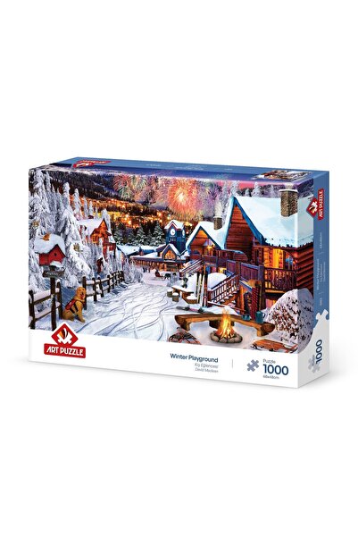 Art Puzzle Kış Eğlencesi 1000 Parça Puzzle