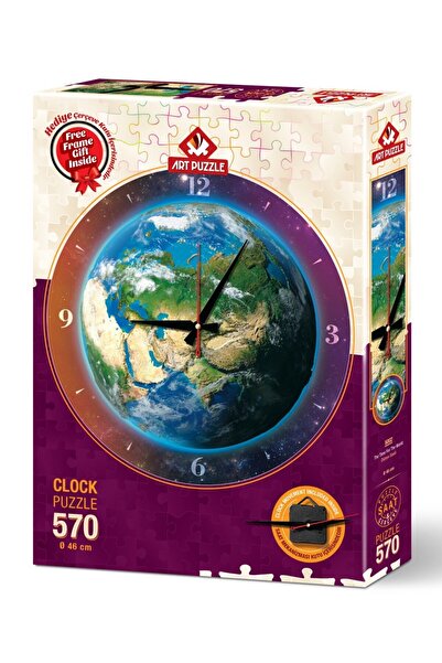 Art Puzzle Dünya Saati 570 Parça Saat Puzzle