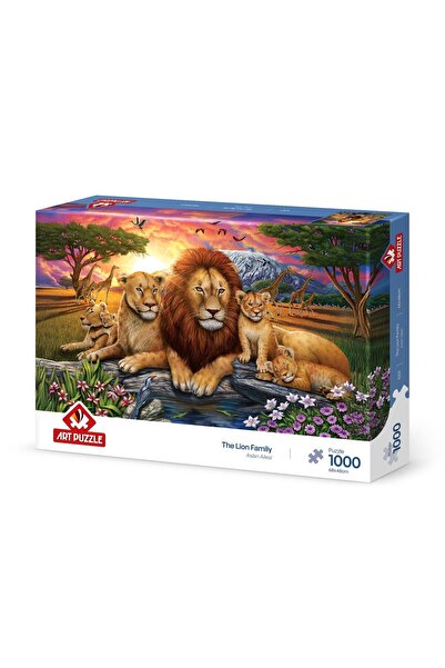 Art Puzzle Aslan Ailesi 1000 Parça Puzzle