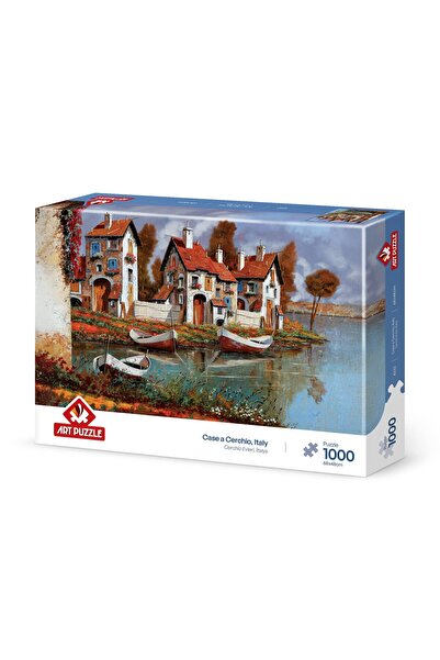 Art Puzzle Cerchio Houses, Italy 1000 Piece Puzzle