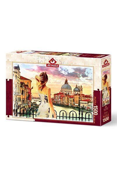 Art Puzzle 5381/art , Venedik'e Bakış 1500 Parça Puzzle