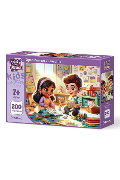 Art Puzzle Art Çocuk Oyun Zamanı 200 Parça Puzzle
