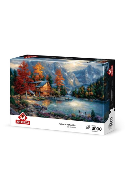 Art Puzzle لغز انعكاس الخريف 3000 قطعة