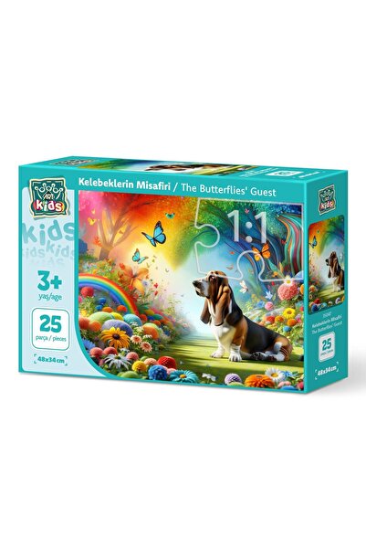 Art Puzzle Art Children's Butterflies Guest 25 Piece Puzzle