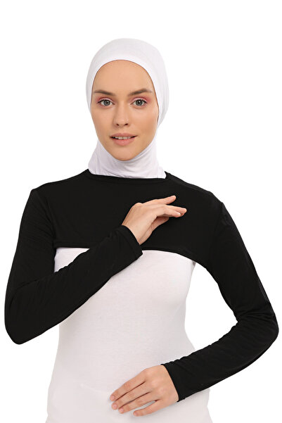 Altobeh Sıfır Yakalı Boyunluklu Kolluk Siyah