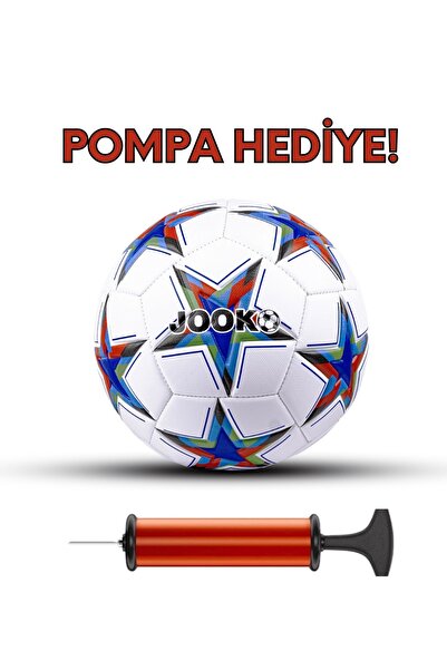 jooko PROFESYONEL FUTBOL TOPU POMPA HEDİYELİ ORJİNAL HALI SAHA TOPU