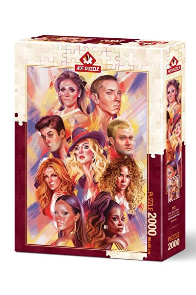 Art Puzzle Dünya Müzik Starları 2000 Parça Puzzle