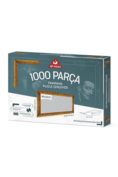Art Puzzle Altın 1000 Parça Panorama Demonte Puzzle Çerçevesi