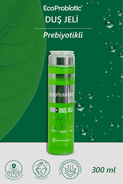 EcoProbiotic Prebiyotikli Duş Jeli & Vücut Şampuanı 300 ml | Nemlendirici & A...