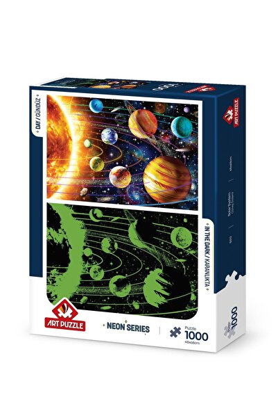 Art Puzzle Güneş Sistemi 1000 Parça Neon Puzzle