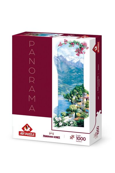 Art Puzzle صباح البحر الأبيض المتوسط 1000 قطعة بانوراما Puzz