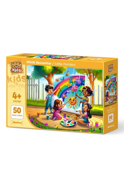 Art Puzzle Art Çocuk Minik Ressamlar 50 Parça Puzzle