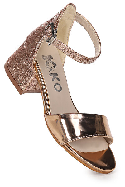 KARAMAZI Sheila Mirror Sand Daily Fetiță Sandale cu toc de 3 cm Pantofi de seară