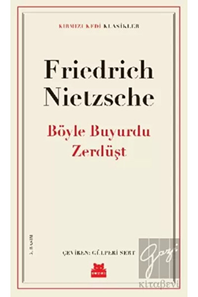 Kırmızı Kedi Yayınları Böyle Buyurdu Zerdüşt