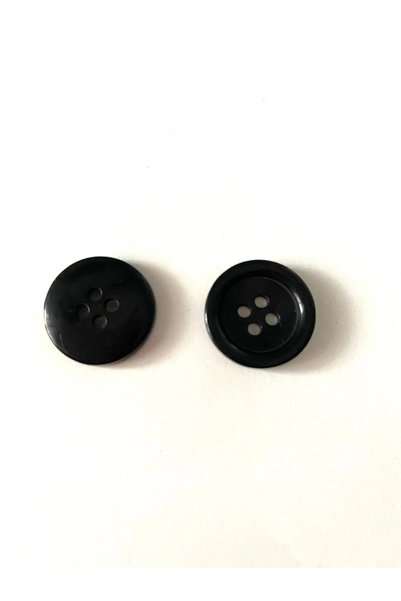 canan dizayn 18 MM (28 BOY) SİYAH POLYESTER DÜĞME (25 ADET)