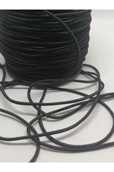 Genel Markalar 1,5 Mm Lastik Ip Siyah Renk 20 Metre