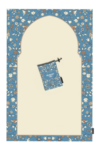 Generic ART MOOD HOME Waterproof Pocket-Size Prayer Rug, Blue Velvet