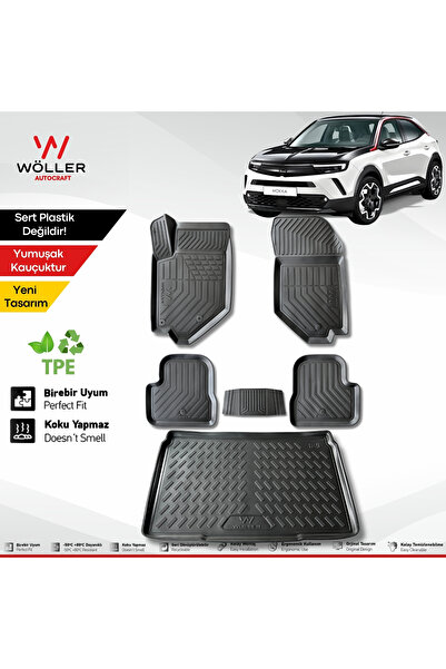 wöller Opel Mokka Paspas Bagaj Havuzu Set 2021 2026 Arası Uyumlu 3d Ultraflex...