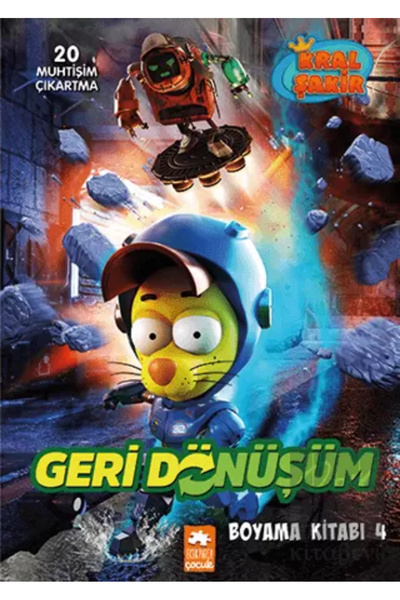 Eksik Parça Yayınları Kral Şakir Geri Dönüşüm Boyama Kitabı 4